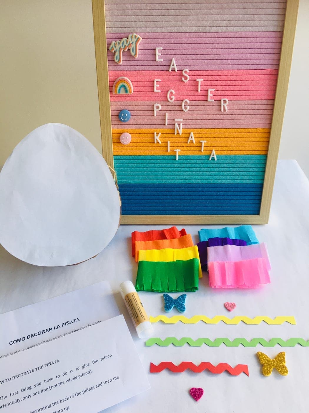 Easter Egg Easter Pinata Kit