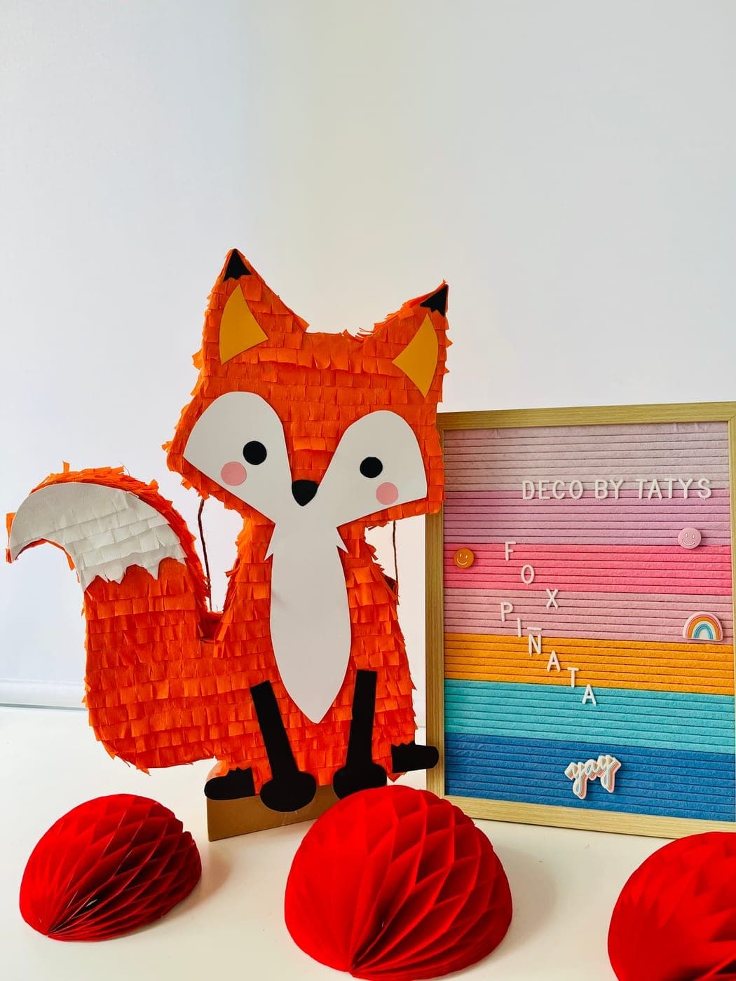 Orange Fox Pinata