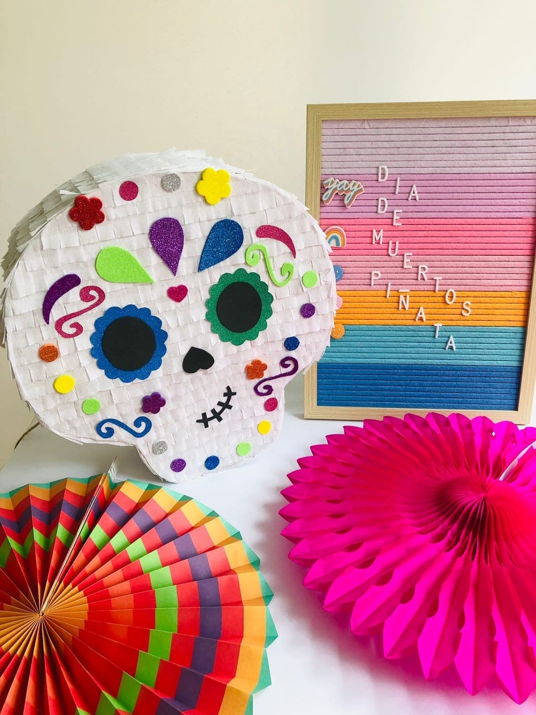 Diadelosmuertos Skull Mexican Pinata